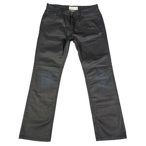 Vintage Ecko Unltd Jeans Men's Size 34x32 Slim Fit Black Denim Y2K Hip Hop Metal